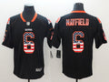 Men's Cleveland Browns Baker Mayfield Black Player Legend Jersey1
