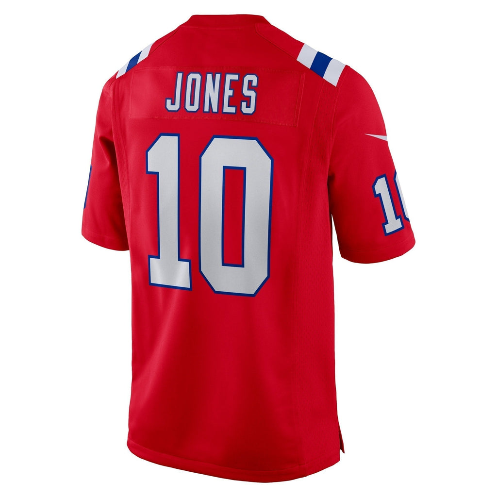 Mac Jones New England Patriots Nike Game Jersey - Red
