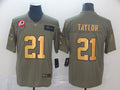Men's Washington Commanders Sean Taylor #21 Brown Authentic Game Jersey1