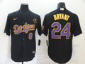 Men's Los Angeles Dodgers Kobe Bryant #8-24 Black Player Jersey1