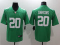 Men's Philadelphia Eagles Brian Dawkins #20 Green Game Player Jersey1