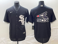 Men's Chicago White Sox Black Alternate Replica Player Jersey1