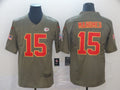 Men's Kansas City Chiefs #15 Patrick Mahomes Brown Game Jersey1