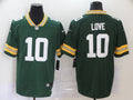 Men's Green Bay Packers Jordan Love #10 Green Game Jersey1