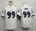 Men's Baltimore Ravens Odafe Oweh #99 White Game Jersey1