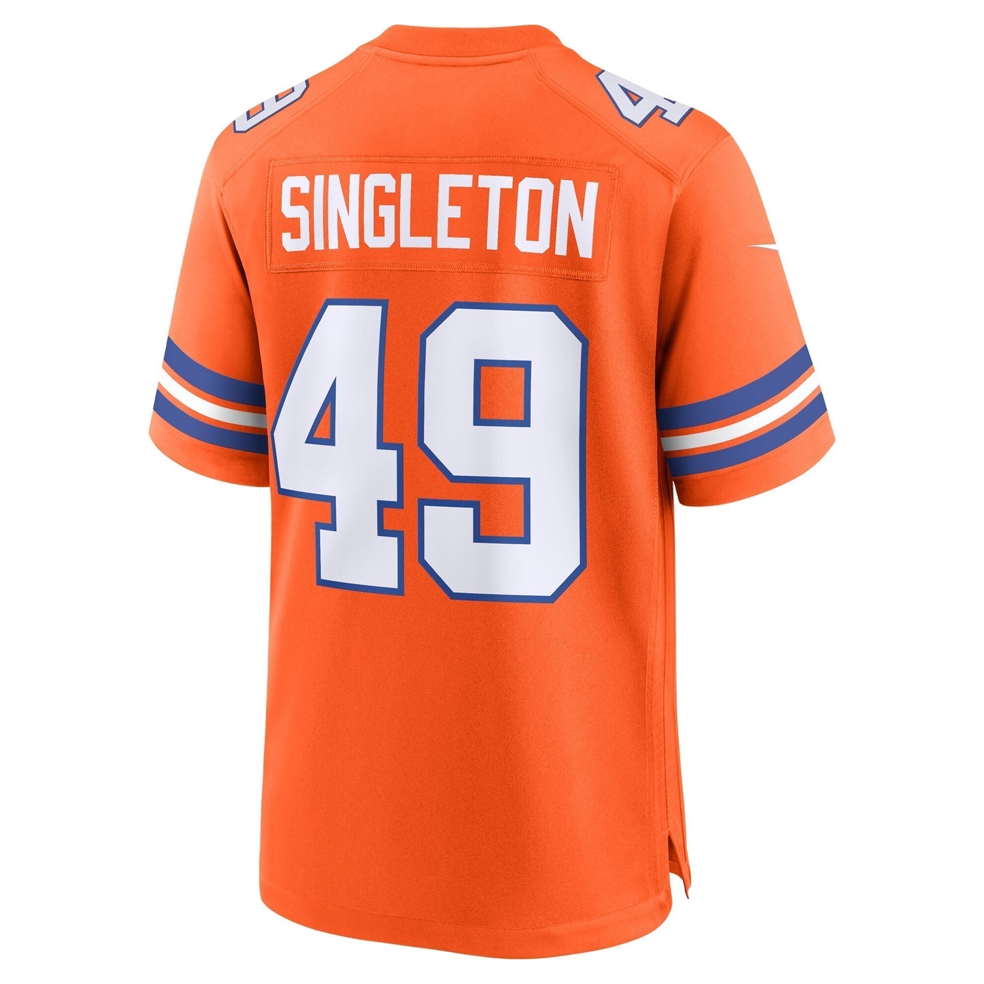 Alex Singleton Denver Broncos Nike Alternate Game Jersey -  Orange