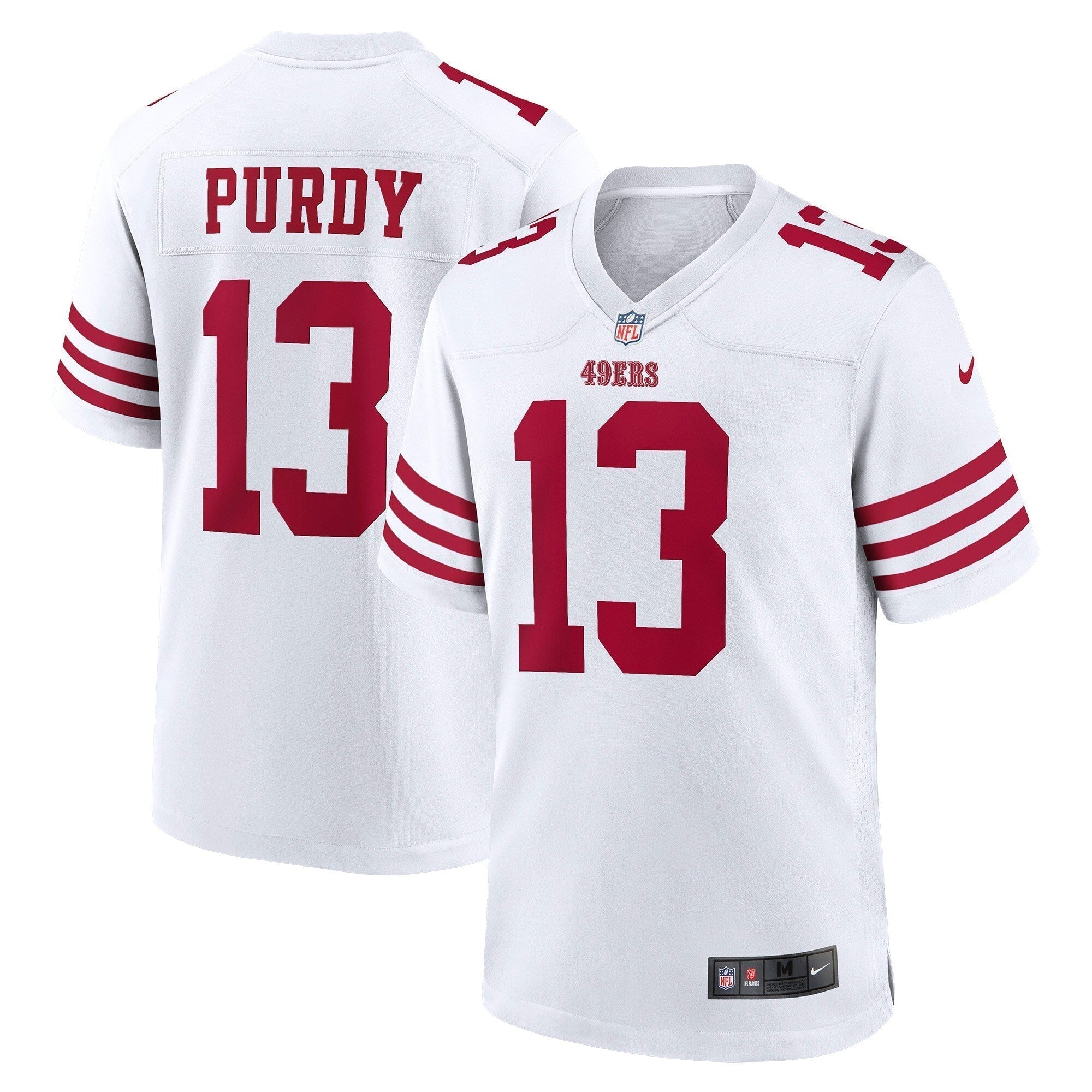 Brock Purdy San Francisco 49ers Nike Game   Jersey - White