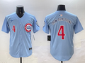 Men's Chicago Cubs Pete Crow-Armstrong #4 Blue 2nd Alternate Limited Player Jersey1