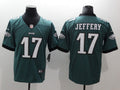 Men's Philadelphia Eagles Alshon Jeffery #17 Midnight Green Game Jersey1