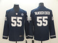 Men's Dallas Cowboys Leighton Vander Esch #55 Navy Player Game Jersey1