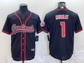 Men's Arizona Cardinals Black Blank Jersey1