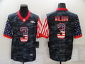 Men's Denver Broncos Russell Wilson #3 Grey Camouflage Player Jersey1