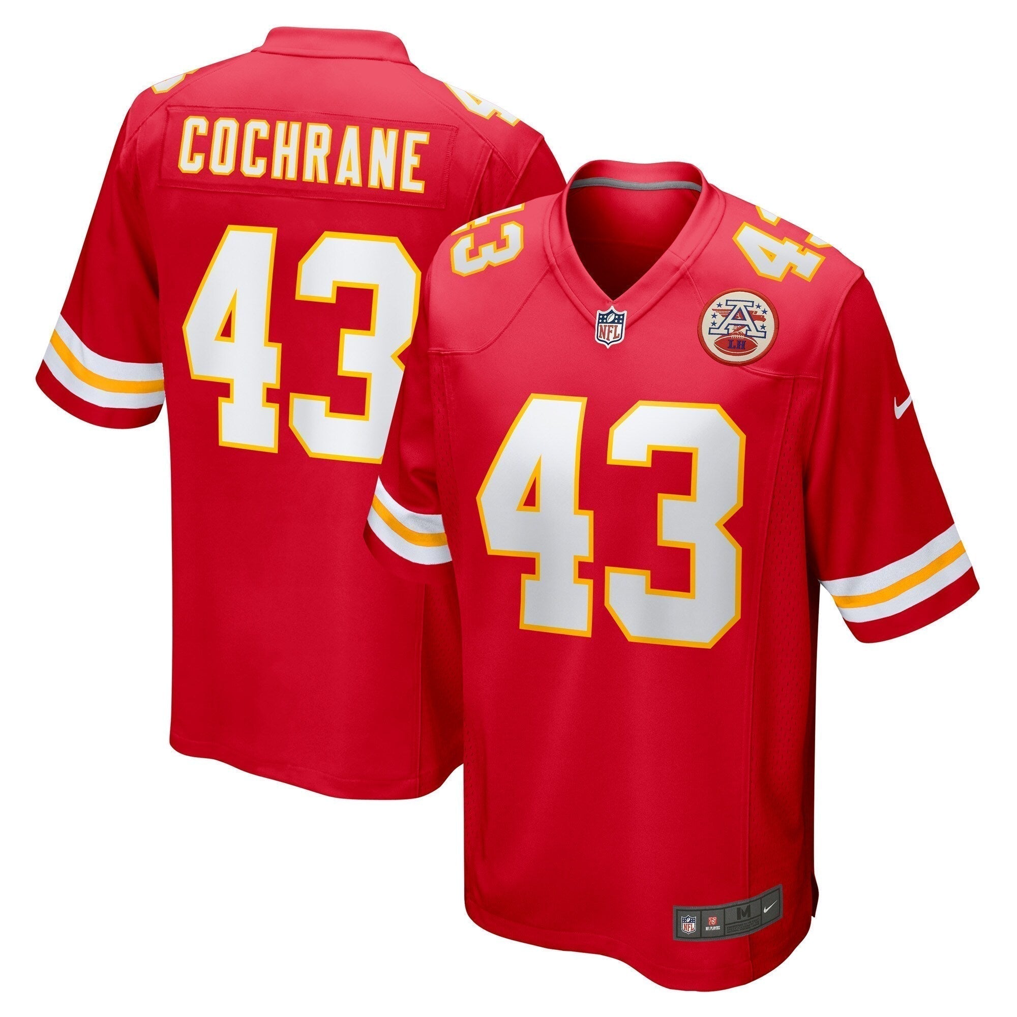 Jack Cochrane Kansas City Chiefs Nike Game   Jersey - Red