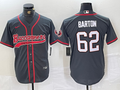 Men's Tampa Bay Buccaneers Graham Barton #62 Gray Game Jersey1
