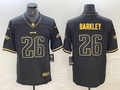 Men's Philadelphia Eagles Saquon Barkley #26 Black Player Game Jersey1