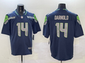 Men's Seattle Seahawks Sam Darnold #14 College Navy Game Player Jersey1