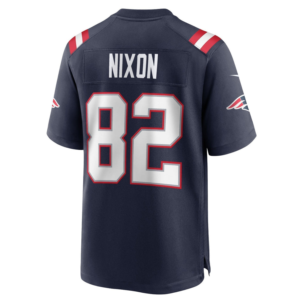 Tre Nixon New England Patriots Nike   Game Jersey - Navy