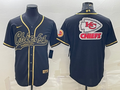 Men's Kansas City Chiefs Black Player Jersey1