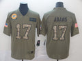 Men's Green Bay Packers Davante Adams #17 Brown Player Game Jersey1