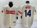 Men's Los Angeles Angels Tyler Wade #14 Cream City Connect Replica Player Jersey