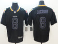 Men's Baltimore Ravens Lamar Jackson #8 Black Authentic Game Jersey1