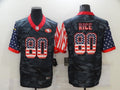 Men's San Francisco 49ers Jerry Rice #80 Gray Camouflage Game Player Jersey1