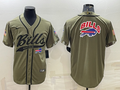 Men's Buffalo Bills Olive 2022 Salute To Service Limited Jersey1