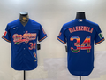 Men's Los Angeles Dodgers Fernando Valenzuela #34 Royal Player Jersey