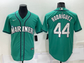 Men's Seattle Mariners Julio Rodriguez #44 Green Replica Baseball Jersey
