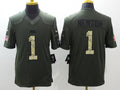 Men's Carolina Panthers Cam Newton #1 Army Green Game Jersey1