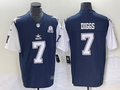Men's Dallas Cowboys Trevon Diggs #7 Navy Player Jersey1