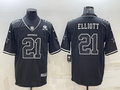 Men's Dallas Cowboys Ezekiel Elliott #21 Black Alternate Vapor Limited Jersey1