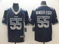 Men's Dallas Cowboys Leighton Vander Esch #55 Navy Alternate Game Jersey1
