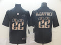 Men's Carolina Panthers #22 Christian McCaffrey Black Authentic Game Jersey1