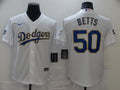Men's Los Angeles Dodgers Mookie Betts #50 White Stitched Jersey1