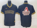 Men's Arizona Diamondbacks Black Alternate Replica Player Jersey1