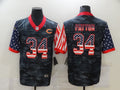 Men's Chicago Bears Walter Payton #34 Gray Camouflage Game Player Jersey1