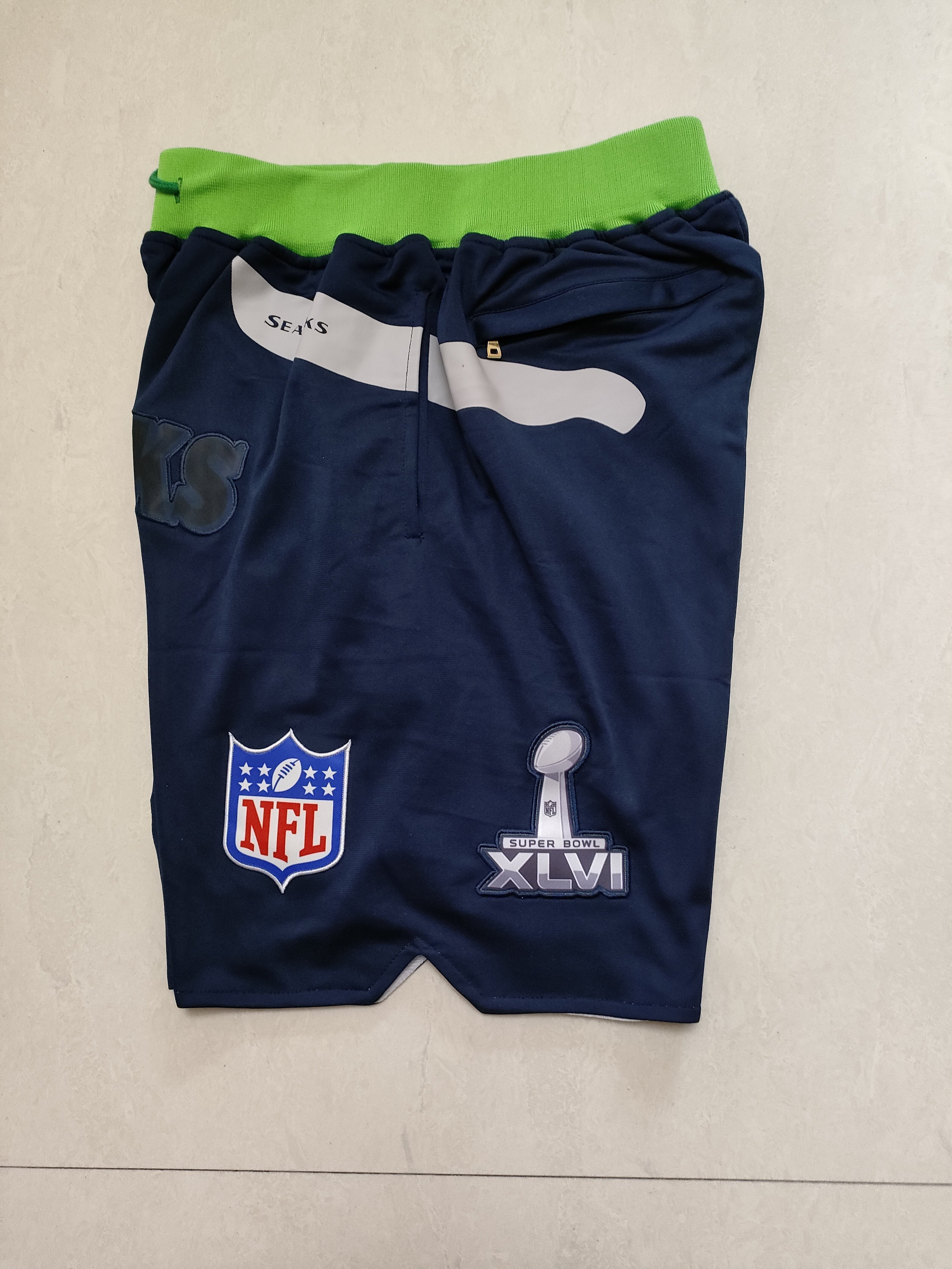 JUST DON Seattle Seahawks Pocket Shorts