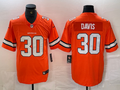 Men's Denver Broncos Terrell Davis #30 Orange Alternate Game Jersey1