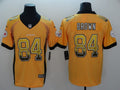 Men's Pittsburgh Steelers Antonio Brown #84 Gold Player Game Jersey1