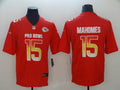 Men's Kansas City Chiefs Patrick Mahomes #15 Red All Star Game Jersey1