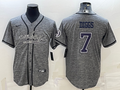 Men's Dallas Cowboys Trevon Diggs #7 Gray Game Jersey1 Joint Edition