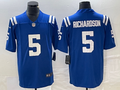 Men's Indianapolis Colts Anthony Richardson #5 Royal 2023 NFL Draft First Round Pick Game Jersey1