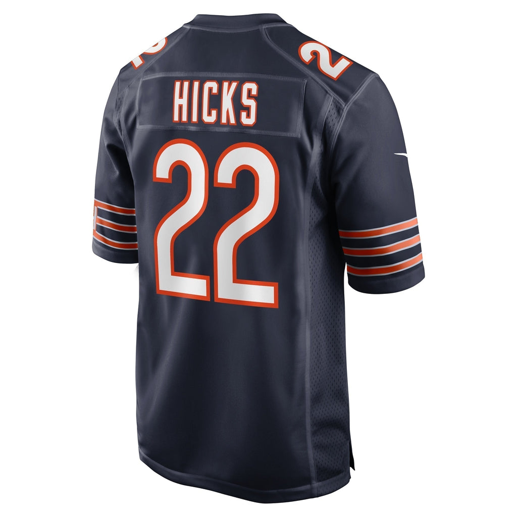 Elijah Hicks Chicago Bears Nike Team Game Jersey -  Navy