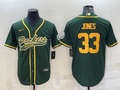 Men's Green Bay Packers Aaron Jones #33 Green Player Jersey1 Joint Edition