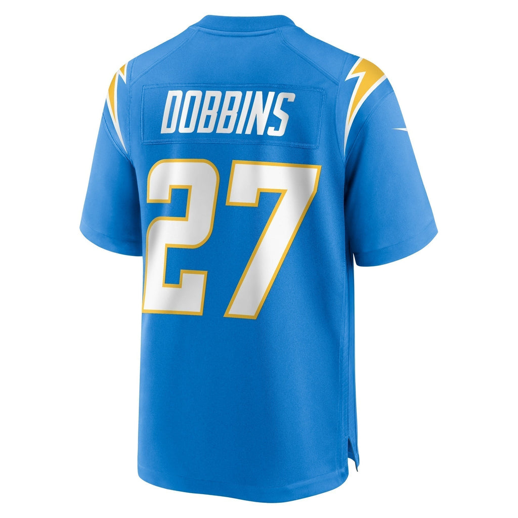 J.K. Dobbins Los Angeles Chargers Nike Team Game Jersey -  Powder Blue