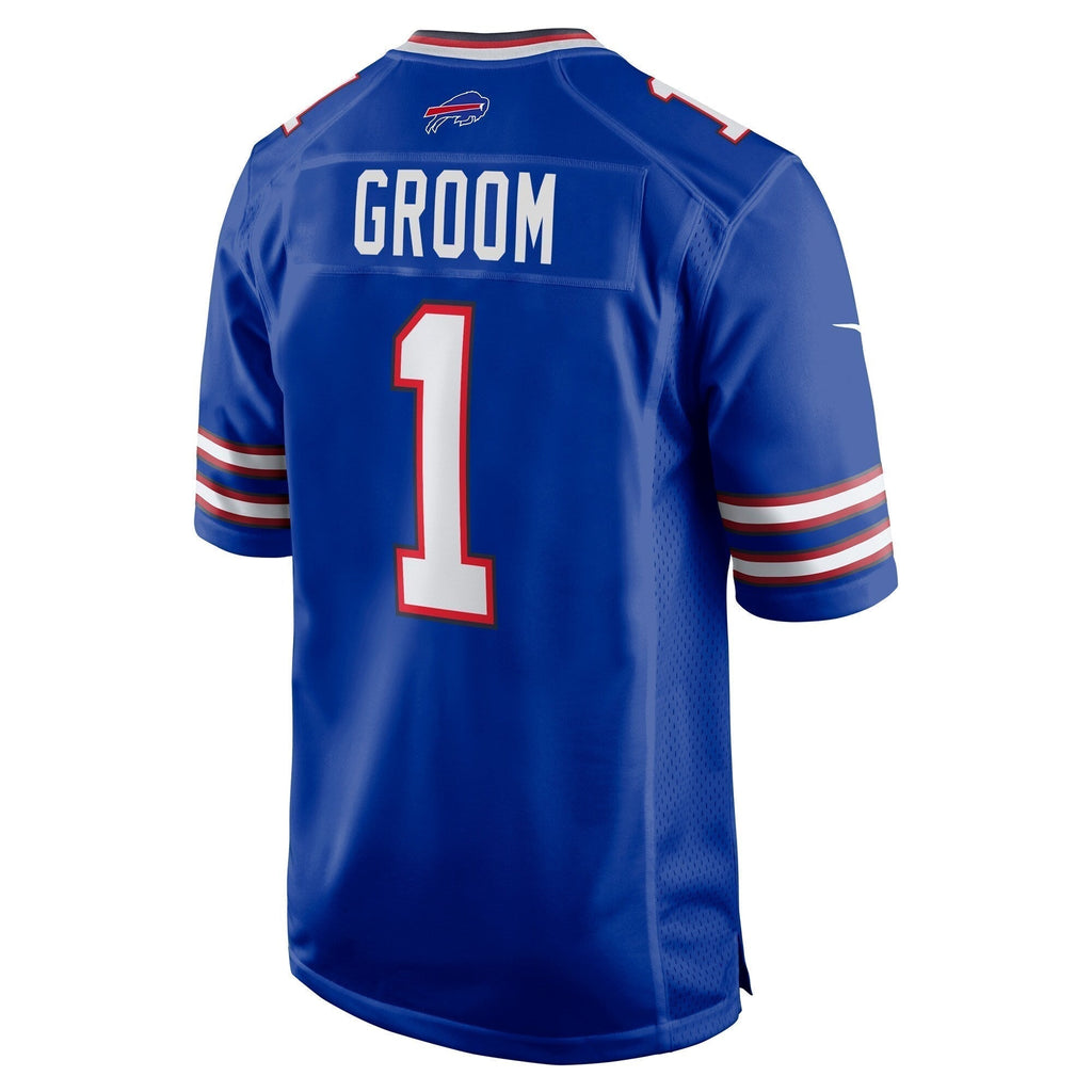 Number 1 Groom Buffalo Bills Nike Game Jersey - Royal