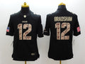 Men's Pittsburgh Steelers Terry Bradshaw #12 Black Game Player Jersey1