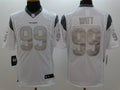 Men's Houston Texans J.J. Watt #99 White Alternate Game Jersey1