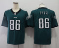 Men's Philadelphia Eagles Zach Ertz #86 Midnight Green Game Jersey1